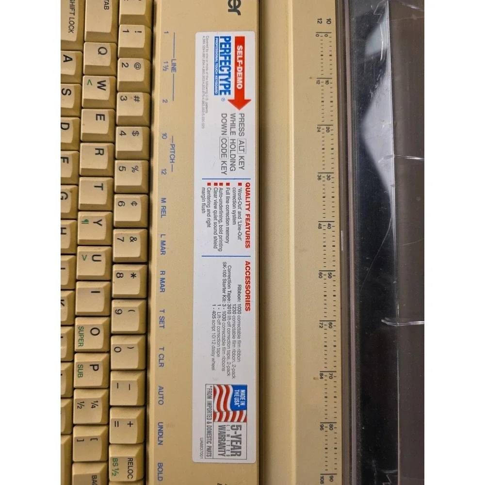 Brother AX-250 Electronic Typewriter Portable TESTED WORKS EXCELLENT COND.